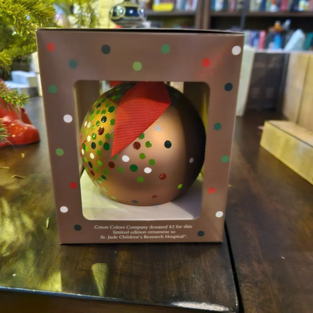 2024 Christmas Ball Ornament - Hope - Dillard's - Coton Colors Edition by Laura